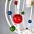 Mid-Century Italian Chandelier with Colored Spheres, 1940s For Sale - Image 12 of 17