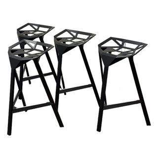 Konstantin Grcic for Magis Stool_One Counter Stools, Set of Four For Sale