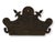 Victorian Victorian Brass Crown Wall Pocket For Sale - Image 3 of 3