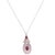2010s 14 Karat White Gold Necklace With Diamond and Ruby Pendant 1.25 TDW For Sale - Image 5 of 7