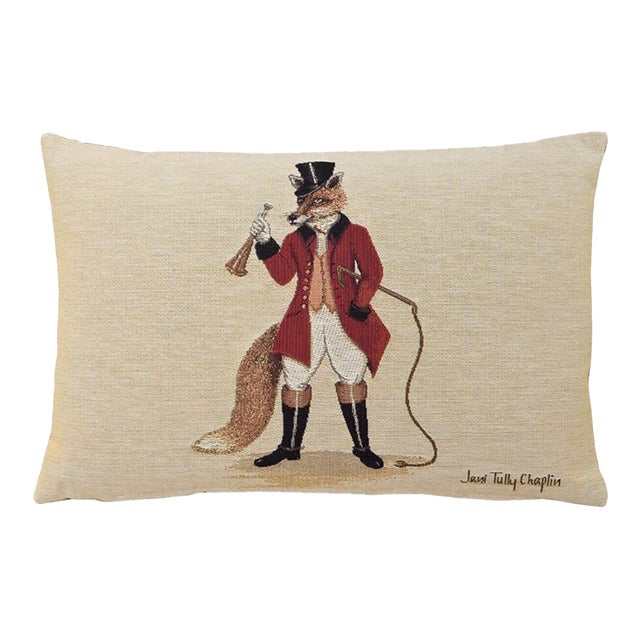 The Hon. Freddie Fox Cushion With Feather Filler - 33x46cm (13"x18") For Sale