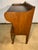 1900s Victorian Quarter Sawn Oak Single Drawer Server With Shelf For Sale - Image 4 of 12
