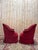 Napoleon III Style Burgundy Velvet Toadstool Lounge Chairs, 1890s, Set of 2 For Sale - Image 3 of 8