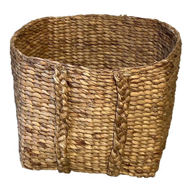 Vintage Woven Basket For Sale