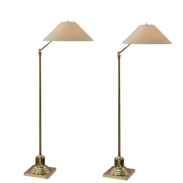 Peyton Floor Lamps by Charles Edwards, Set of 2 For Sale - Image 6 of 6