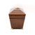 Traditional Early 19th Century Regency Mahogany Box With Satinwood Edging and Brass Basket Pull For Sale - Image 3 of 12