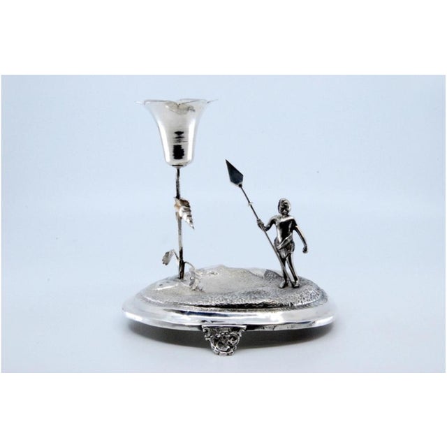 Silver Toothpick Holder For Sale - Image 3 of 9