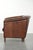 Art Deco Sheepskin Club Armchair with Black Piping For Sale - Image 5 of 14