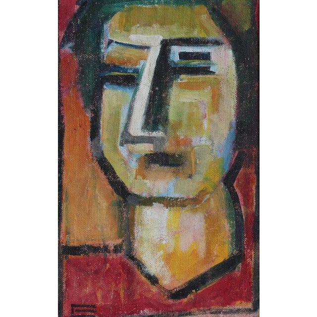 Hidden portraits ix', acrylic on canvas mounted on board, florentine school (circa 1980s-90s). This gallery has acquired a...