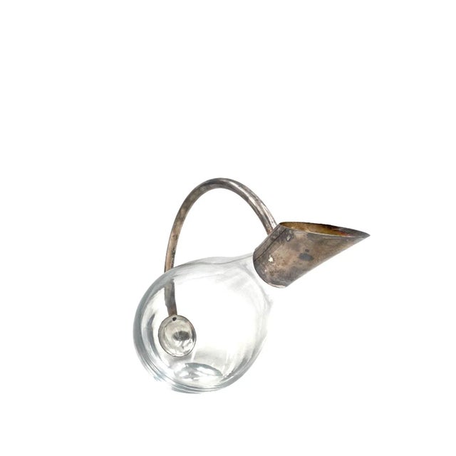 Hollywood Regency Silver Decanter, Masini Florence Italy 1980s For Sale - Image 6 of 10