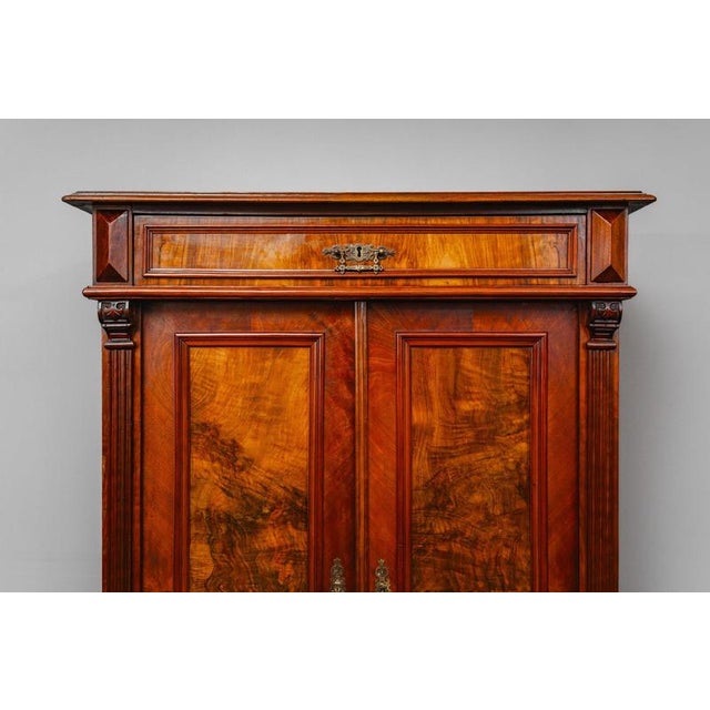 Brown Gründerzeit Vertiko Sideboard, Late 19th Century For Sale - Image 8 of 18