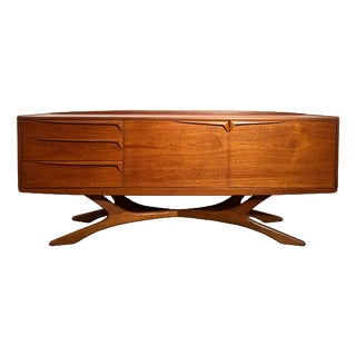 Vintage Beithcraft Teak Sideboard by Val Rossi For Sale