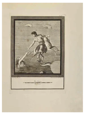 Francesco Cepparoli, Helle Reaching for Phrixus, Etching, 18th Century