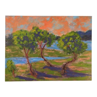 Expressive Fauve Landscapes Painting by J P Maciejowski For Sale