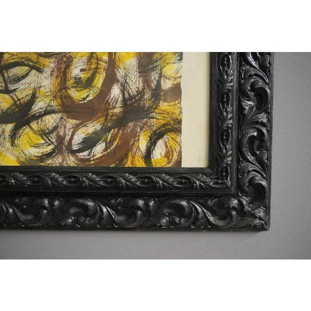 Abstract Painting, Oil on Canvas, Framed For Sale - Image 3 of 6