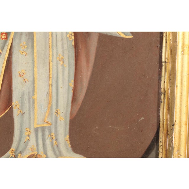 Paint Our Lady of Mercy, Oil on Canvas, 19th Century For Sale - Image 7 of 16