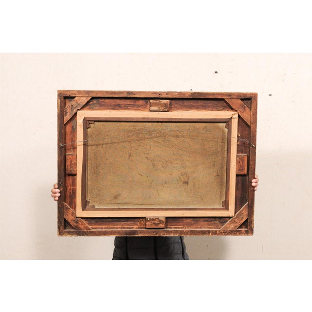 19th C. English Landscape W/Highland Cattle - Signed For Sale - Image 9 of 11