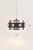 Drum Pendant Lamp with Glass Rosettes, 1960s For Sale - Image 11 of 12