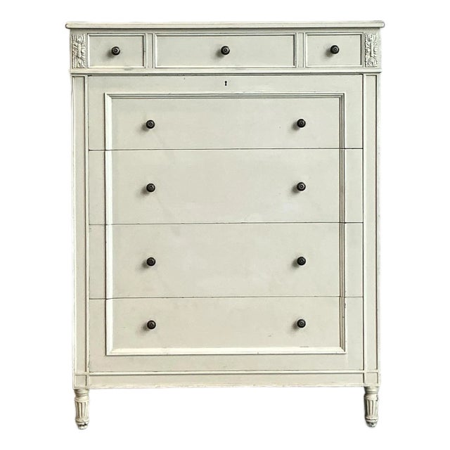 Vintage Regency Irving and Casson Davenport Chest of Drawers For Sale