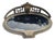 Art Nouveau Brass and Glass Stove Ashtray, 1890s For Sale