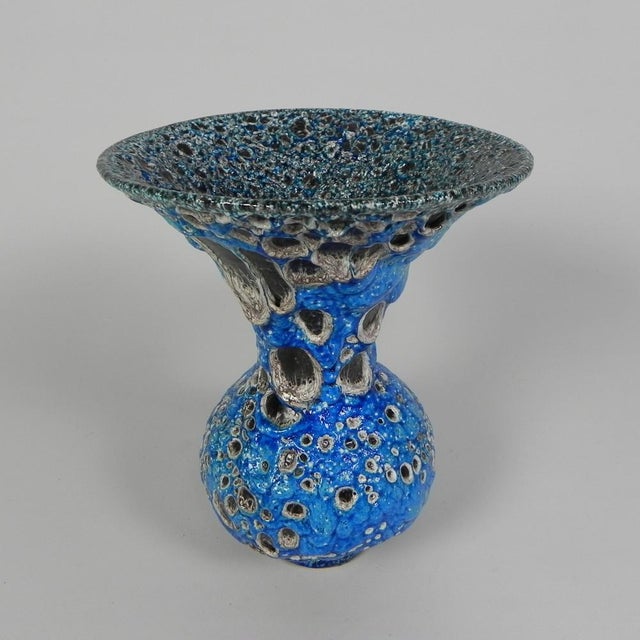 Vintage Fat Lava Vase, 1950s For Sale - Image 4 of 15