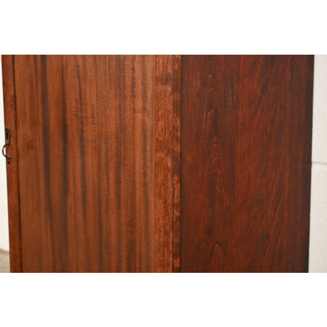Antique Arts & Crafts Mahogany Music Cabinet, Circa 1900 For Sale - Image 10 of 15