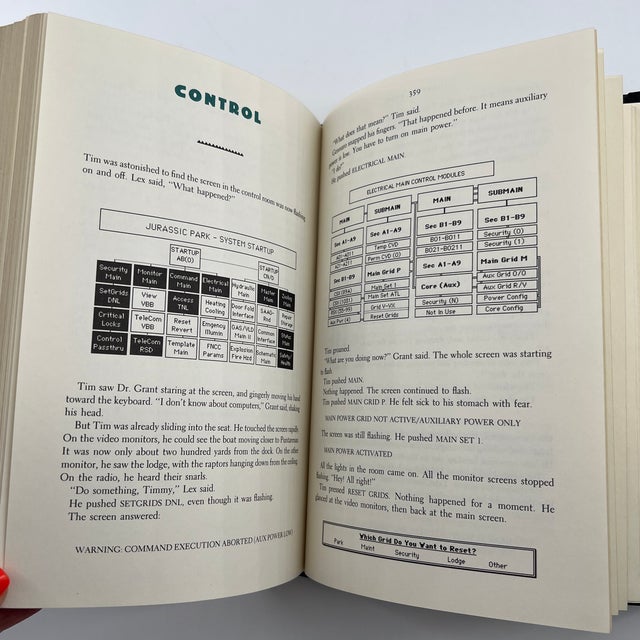 Animal Skin 1990s Leather-Bound Signed First Edition - Jurassic Park by Michael Crichton For Sale - Image 7 of 11