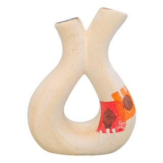 Ceramic Double Vase, 1960s For Sale