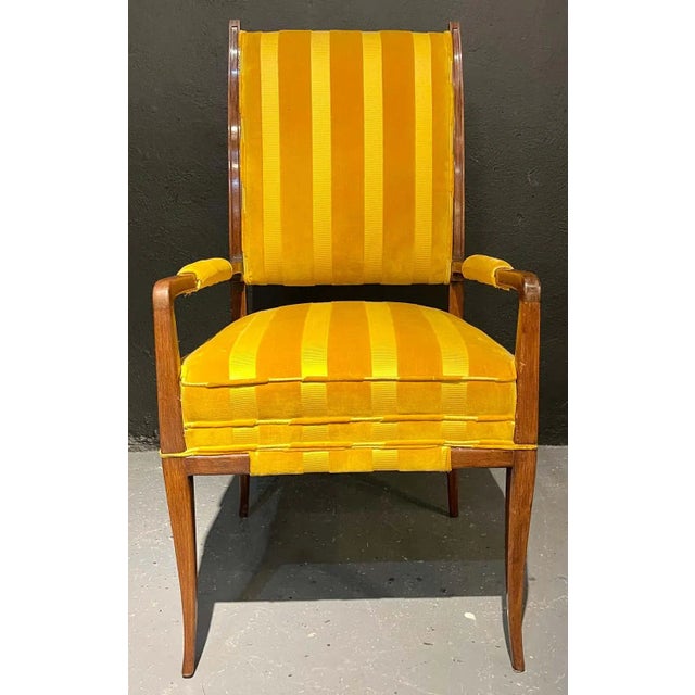 1960s Mid-Century Modern Six Tommi Parzinger Dining Chairs, Originals For Sale - Image 5 of 13