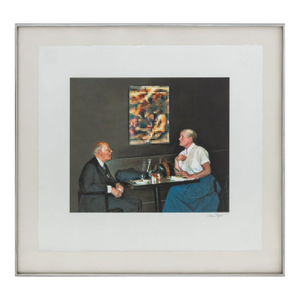 Anne Sager Will Barnet and Woman Photograph