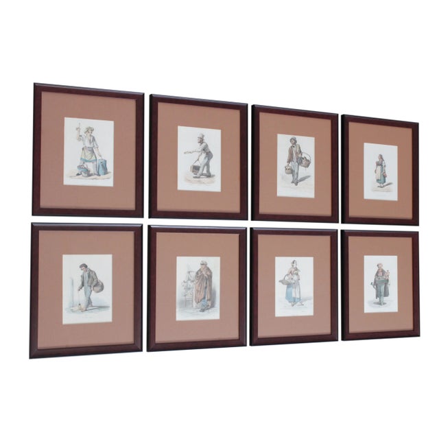 Antique Italian Series of Ancient Costumes & Trades Engravings For Sale - Image 13 of 13