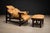 Wood “Jangada” Lounge Chair with Ottoman in Hardwood & Leather, Jean Gillon, 1970s – Lot 213 For Sale - Image 7 of 16