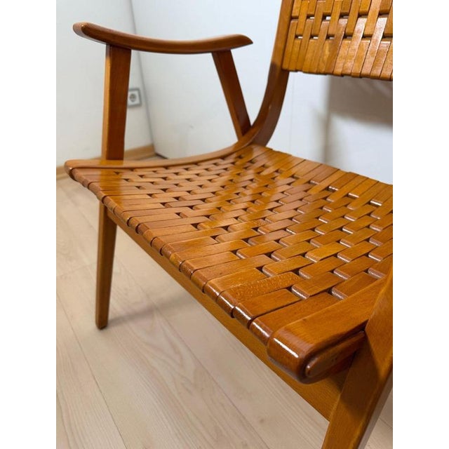 Gelenka Armchairs in Solid Beech Wood, Germany, 1950, Set of 2 For Sale - Image 10 of 18