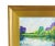 Serene Impressionist Lake & Landscape Oil Painting Including the Antiqued Gold Wood Frame For Sale In Los Angeles - Image 6 of 10