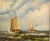 Exquisite nautical sailboat oil painting in timeless glory. Signed by E. Ponthier, framed maritime charm. Condition: In...