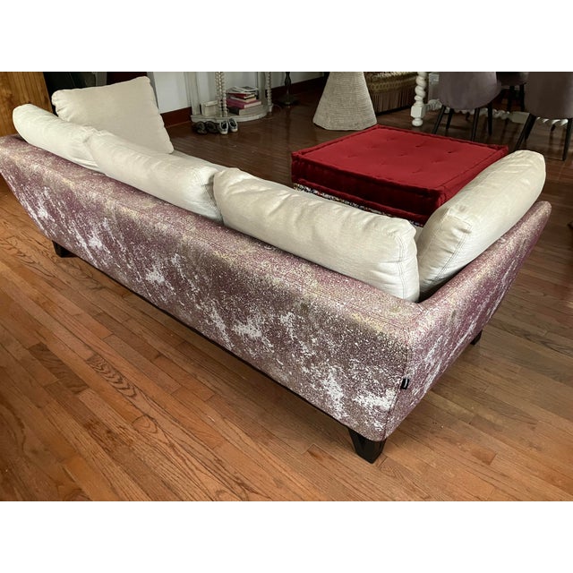 Roche Bobois Large 3 Seater Pagoda Style Sofa For Sale - Image 10 of 14