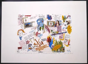 Composition - Original Etching 1974 1974