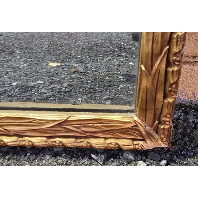 Early 20th Century Italian Giltwood Ornate Frame Mirror For Sale In Washington DC - Image 6 of 8