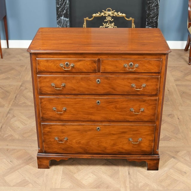 Wood Nvin0614 Vintage Kittinger Williamsburg Chest For Sale - Image 7 of 18