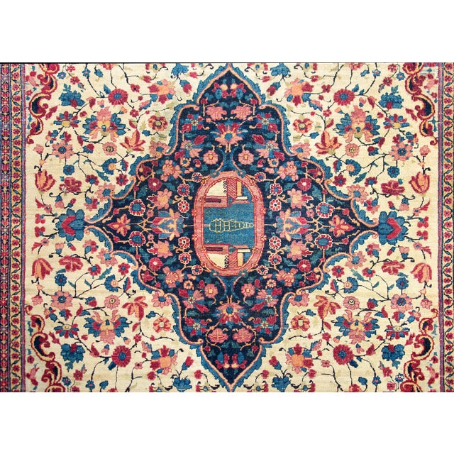 Early 20th Century Tehran Rug For Sale - Image 14 of 15