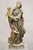 Antique Spanish Latin Polychromed Carved Wood Figure Madonna and Child Statue For Sale - Image 10 of 10