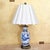 Chinoiserie Vintage Chinoiserie Blue & White Ginger Jar Table Lamp – 28” For Sale - Image 3 of 18
