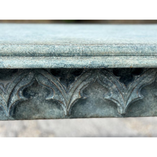 Antique Painted Gothic Console Table, 1880 For Sale - Image 13 of 16