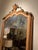 Gustavian (Swedish) Tuscan Neoclassical Pink Lacquered and Double Gold Leaf Framed Pier Mirror in Mercury Glass, Italy, 18th Century For Sale - Image 3 of 9