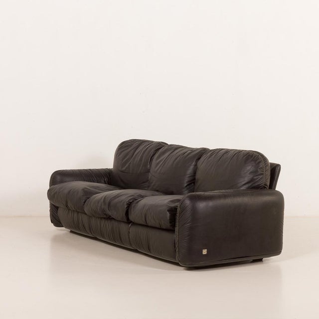 Mid-Century Modern Vintage Piumotto 3-Seater Sofa by Arrigo Arrigoni for Busnelli, 1970s For Sale - Image 3 of 16