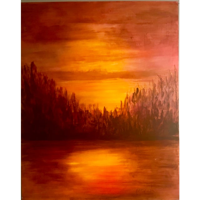 "Dusk" From the Abstract Naturalism Series by Artist Ron Curlee, Inspired by nature, this series focuses on the...