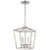Traditional Chapman & Myers By Visual Comfort Studio Dianna 3-Light Mini Pendant in Brushed Nickel For Sale - Image 3 of 3
