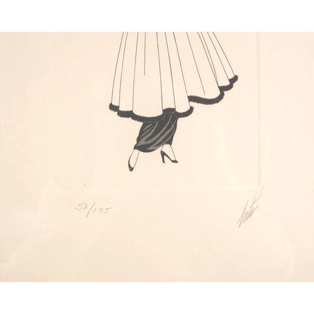 Art Nouveau Erté, Evening Creation For Sale - Image 3 of 4