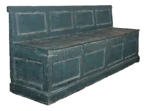 English Painted Storage Bench