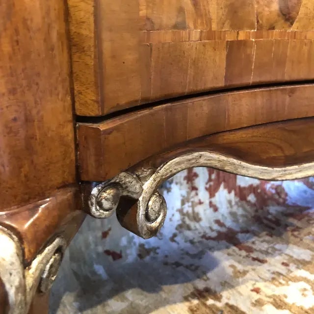 1990s 1990s Italian Shaped Server With Two Doors and Three Drawers For Sale - Image 5 of 13